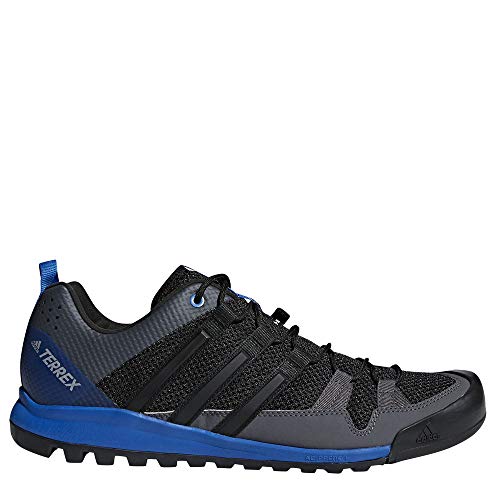 adidas outdoor Terrex Solo Black/Black/Blue Beauty 6