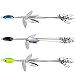 Sougayilang Alabama Trolling Rig Umbrella 4 Blades Freshwater Bass Fishing Lures Kit (Blue)