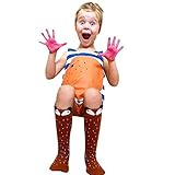 Lookatool® Toddlers Kids Girls Fox Pattern Knee High Socks Cute Stockings (Length:24cm ( Age 0-1 Years ), Coffee)