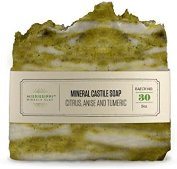 Mississippi Miracle Clay Mineral Castile Soap Citrus, Anise, And Tumeric, 5oz