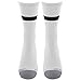 adidas Traxion Premier Football/Baseball Crew Socks, White/Black/Light Onix, Medium
