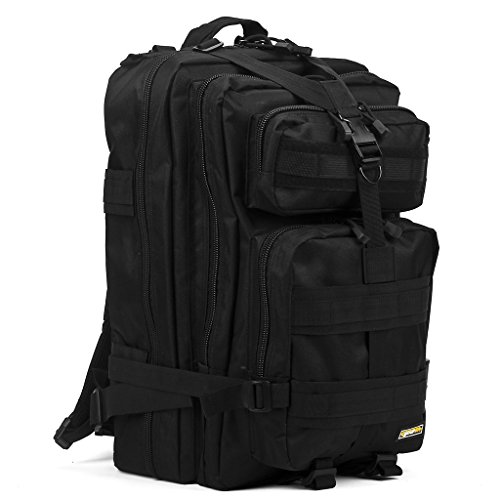 Eyourlife 40L Military Tactical Backpack Rucksacks Hiking Bag Outdoor Trekking Camping Tactical Molle Pack Men Tactical Combat Travel Bag