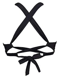 Traje de baño para dama, retro, con botones, estampado a cuadros, correas ajustables, espalda cruzada, estilo vintage