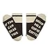 Zmart Funny Crazy Socks for Men, Coffee Gifts for Coffee Lovers Coffee Socks with Funny Saying, Drinking Gifts for Men