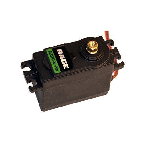 Rage RC S142-16-6VM Standard Size Metal Gear Analog Servo, Torque/Speed@6V 142/.16
