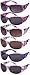 Edge I-Wear Wrap Style Pink Camo Design Sunglasses for Women