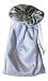 Paper Mart Tarot/Rune Bag: White Velvet and Silver Satin Bag (5