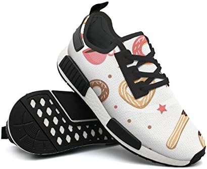 Churros And Donut Men's Funny Lightweight Sneakers Shoes Gym Outdoor Running Shoes