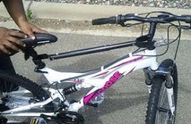 BIKEGEAR Sports Tension Bar Bicycle Cross-Bar Adaptor Top Frame Telescopic Adaptor for Women and Kids Bikes
