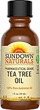 Sundown Naturals Tea Tree Oil Liquid, 1 Ounce