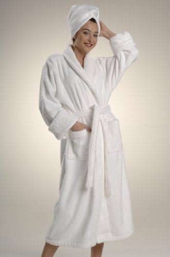 Thirsty Towels Turkish Cotton Luxury Bathrobe for Men and Women-22 OZ--630 GSM