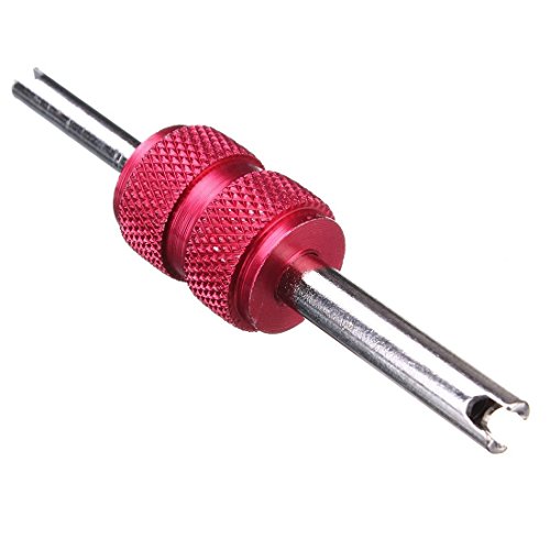 Click Here to See More Images SODIAL(R) Universal Car Tire Valve Stem Core Installer Remover Repair Tool-Auto 2 Sizes Red