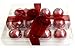 Biedermann & Sons Red Ball Candles – Decorative Metallic Novelty Candles – Set of 12, 1.5-Inch