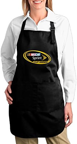 Durable Nascar Race Sprint Logo Kitchen Apron Bib Bistro Black