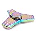 EDsports Colorful Hand Spiner Toy for relieving ADHD, Anxiety, Boredom EDC Tri-Spinner Fidget Toy Smooth Surface Finish Ultra Durable(Rainbow)