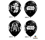 Star Wars Black 11" Latex Balloons - Package of 12