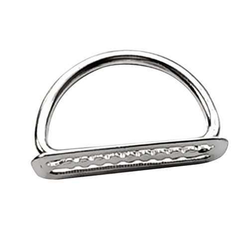 Qfauto Stainless Steel Weight Belt Keeper with D-Ring Fit for Scuba Diving Dive Water Sport