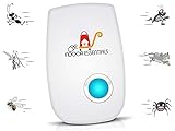 Optimal Pest Control Ultrasonic Repellent | Powerful Plug-In Electronic Pest Repeller Ultrasonic Repel of Indoor Rodents, Insects, Mice, Roaches, Spiders & More - Indoor Essentials (Newest Version)