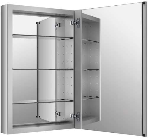 Amazon Com Kohler Verdera 20 W X 30 H Aluminum Mirrored Medicine Cabinet K 99002 Na Home Improvement