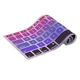 Casiii Best Acer Chromebook Keyboard Cover Back to School Buy 1 Get 1 Ergonomic Silicone Covers Protector Cool Colors Fits Acer Chromebooks 11.6” Durable Eco-Friendly & Hygienic (Ombre Purple)