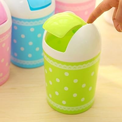 Lovely Trash Can Debris Storage Plastic Bucket Desktop Small Household Fishing Water Cleaning Tools Waste Bins