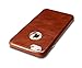 iPhone 6 Plus / 6S Plus Case, Icarercase [Vintage Classic Series] Luxury Premium Genuine Real Leather Case Back Cover with [Ultra Slim] for Apple iPhone 6 Plus / 6S Plus 5.5 Inch (Brown)