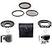 Filter Set for GoPro HERO3+ and HERO4 - Filter Kit Includes: Ultraviolet (UV), Circular Polarizer (CPL), Neutral-Density ND8 Filters - 52mm Adapter for Naked Camera + an Adapter for The Housing