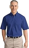 Port Authority Men's Short Sleeve Value Poplin Shirt