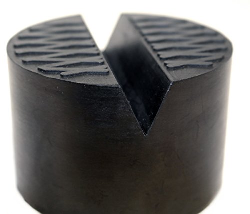 TMB Motorsports 4-Pack V-Groove Jack Pads Rubber Universal Floor Jack Pad Adapter