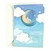 Hallmark Vida Spanish Congratulations Greeting Card for New Baby Boy (Boy on Moon with Clouds)