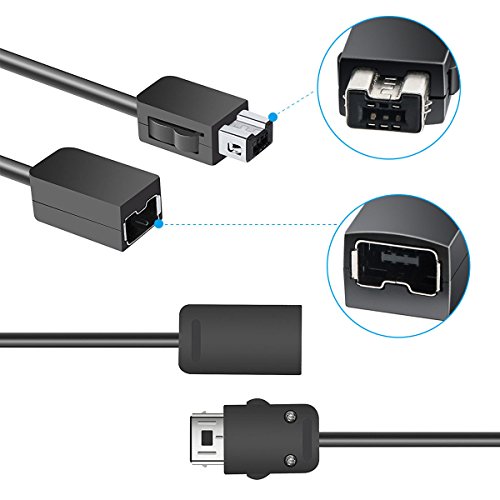 Extension Cable Cord 2PCs 10FT for Nintendo SNES&NES Mini Classic Controller,Also Compatible with Some Wii and Wii U Wired Controller.