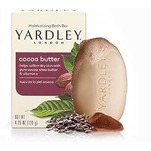 YARDLEY-Soap-Boxed-Cocoa-Butter-120-g Yardley London Soap Boxed, Cocoa Butter, 120 g, Pack of 1