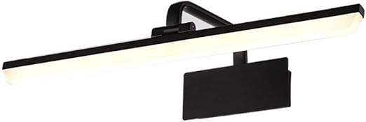 Vintage Led Badezimmer Spiegellampe Moderne Warmweiss Schminktisch Beleuchtung Verstellbar Rocker Schminklicht Wandleuchte Schlafzimmer Schranklampe Schwarz A 9w L 40cm Amazon De Beleuchtung