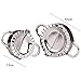 2 Pack Small and Large Dumpling Maker Stainless Steel Dumpling Press Mold,Kitchen Accessories Tools