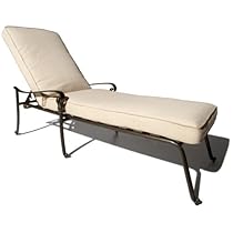 Strathwood St. Thomas Cast Aluminum Chaise Lounge Chair