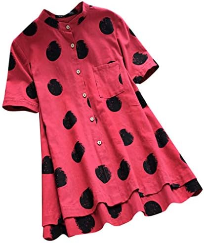 Womens Clothes Sale, HARRYSTORE Fashion Work Office Baggy Shirt Women Stand Collar Long Sleeve Vintage Elegant Casual Loose Tunic Tops T Shirt Blouse