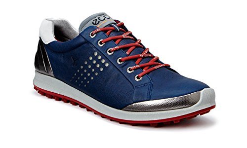 ECCO Men s Biom Hybrid 2 Golf Shoe, Denim Blue (11-11.5 D(M) US)