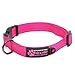 Max and Neo NEO Nylon Buckle Reflective Dog Collar - We Donate a Collar to a Dog Rescue for Every Collar Sold (Medium, Pink)