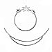 QTMY Silver Star Moon Circle Shaped Hair Pin Clips Hair Jewelry Hair Accessories (Star Moon Circle)