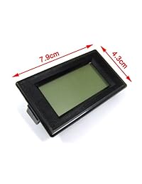 DROK Digital voltímetro Gauge DC 0   600 V Voltaje Meter Gauges Fuente de alimentación AC DC 9 A 12 V Azul LCD visualización Digital Voltaje Tester Vigilancia