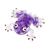 Nacome Novelty 6cm Bead Stress Ball Sticky Squeeze Frogs Squeezing Stress Relief Toy (Purple)