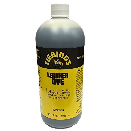 Fiebing's FILDYE33P032Z Leather Dye - Buckskin, 32 oz