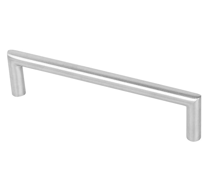 Gedotec Möbelgriff Edelstahl Schrankgriff 288 mm Stangengriff rund - LEILA | 300 x 12 x BA 288 mm | 1 Stück Küchengriff Edelstahl mit Schrauben