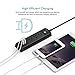 iClever Power Strip Charging Station with 3 USB + 3 AC Outlets, 6ft Extension Cord Power Strip with USB for Travel, Home, Nightstand and Office - Black [Overload Switch Control]