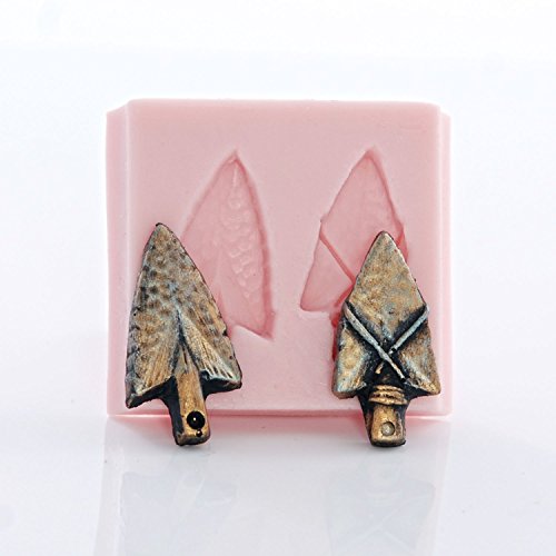 Arrow Head Silicone Mold Cake Decorating Fondant, Chocolate, Candy, Craft & Jewelry Mold Resin, Polymer Clay
