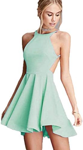 QueenBridal Simple 2018 Pink Backless Off Shoulder Bridesmaid Dresses Short
