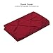 Comfort Spaces Full/Queen Duvet Cover - Cavoy - Red Fashion Bedding Set 3 Pieces Includ [ 1 Cover for Duvet, 2 Shams ] Duvet Sets with Corner Ties - Ultra Soft Microfiber