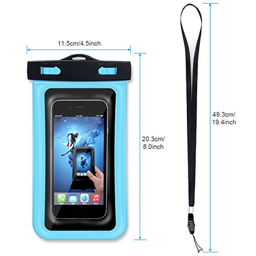 image for U-Tote Universal Waterproof Case, IPX8 Waterproof Phone Pouch Dry Bag 