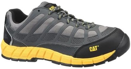 Athletic Style Work Shoes, 11-1/2, M, Gy, PR
