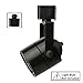 D&D Brand H System GU10 Line Voltage Track Lighting Fixture Black HTC-9154-BK (No Bulb)